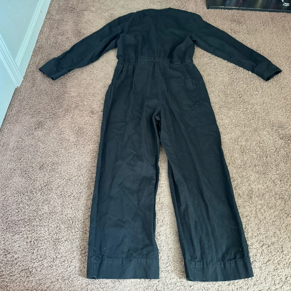 COS Black Long Sleeve Belted Jumpsuit Oversized Size XS - Picture 12 of 12